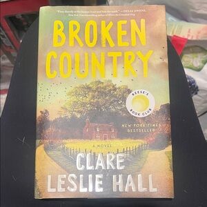 "Broken Country" by Clare Leslie Hall - Vibrant Yellow Cover